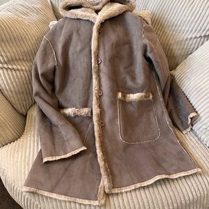 Reversible Faux Fur Coat